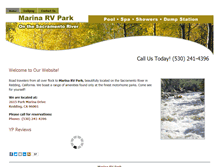 Tablet Screenshot of marinarvpark.com